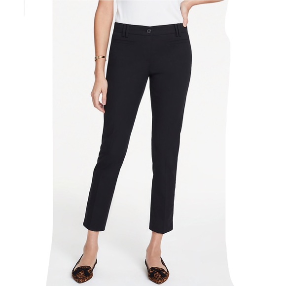 Ann Taylor Pants - Ann Taylor Petite Cotton Crop Pant